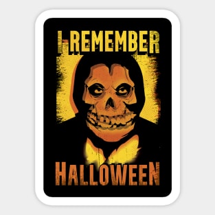 I Remember Halloween Sticker